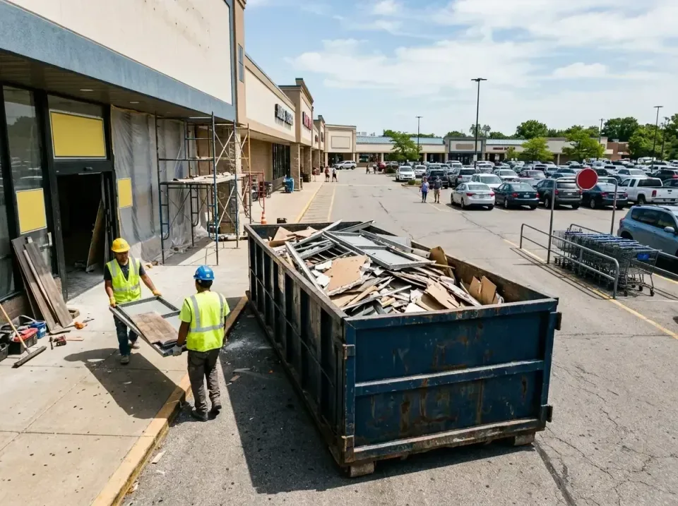 retail-store-renovation-debris-003 — frequently asked questions, Roll-off Dumpster Rentals in Germantown, TN